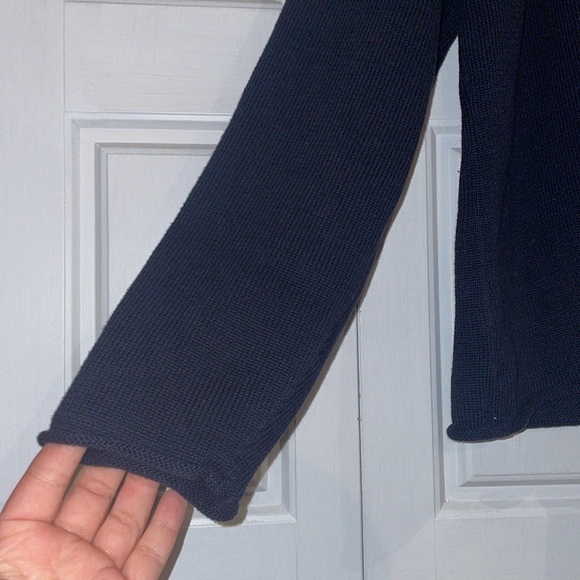 Crazy Horse Navy Blue Sweater W/Hood-XL - Picture 4 of 7